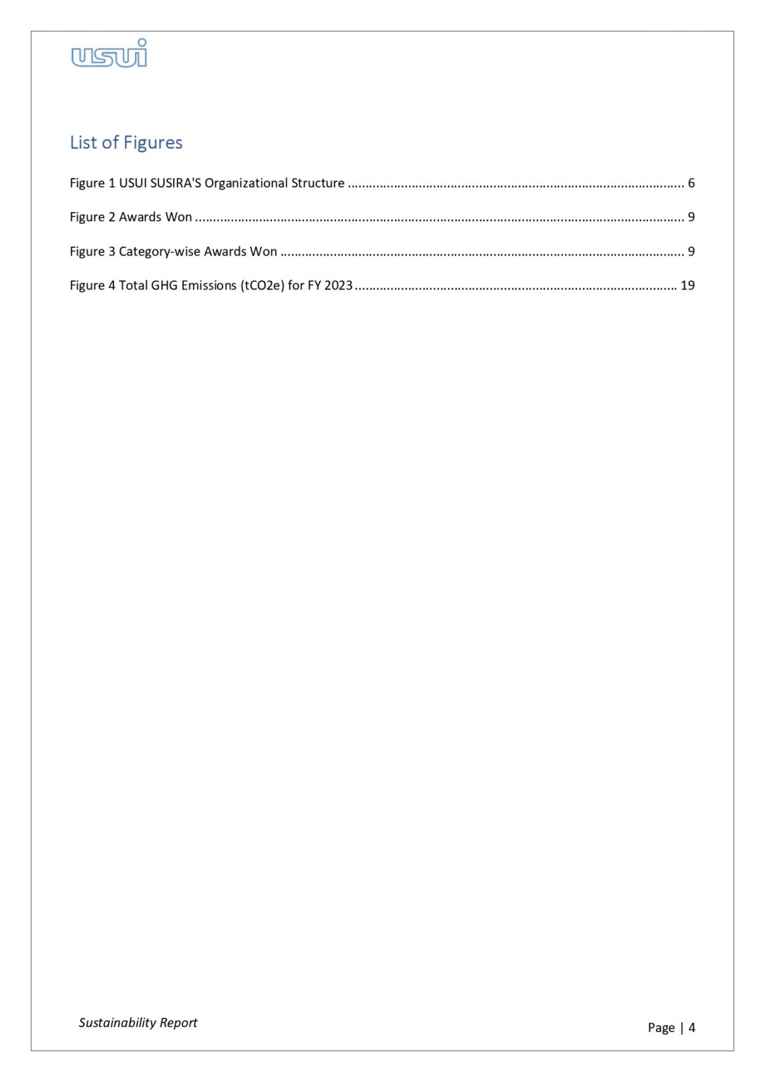 sustainability report 2023 – USUI SUSIRA International Pvt. Ltd.